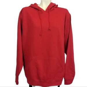 Jeff Athletics Red Hoodie Size Large